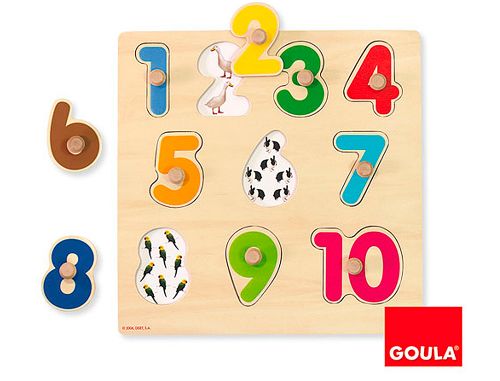 Puzzle goula numeros 10 pecas , Goula , 62817 , 8410446530740